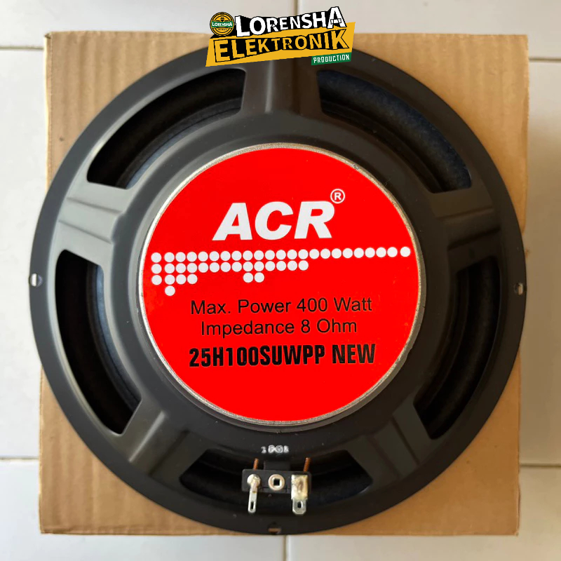 Jual Speaker 10 Inch ACR PRO 25H100SUWPP NEW WOOFER Shopee Indonesia