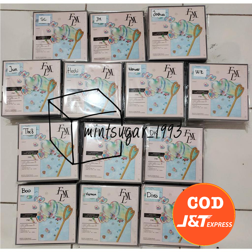 Jual Ready Stock Pob Seventeen Th Mini Album Fml Carat