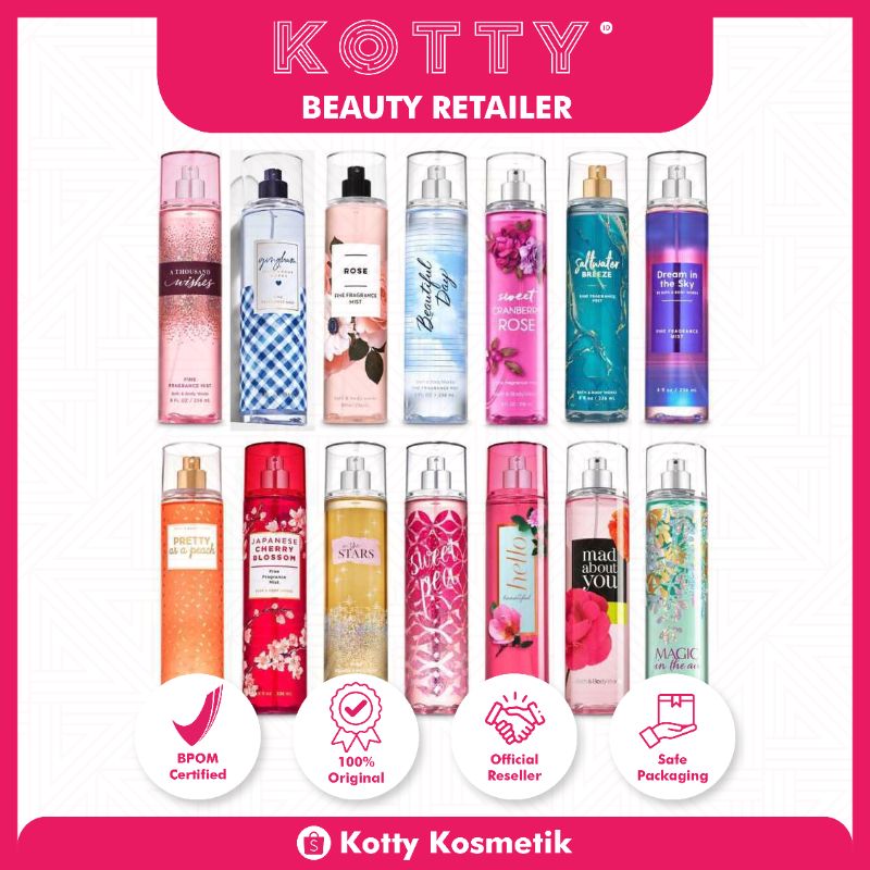 Jual BBW Bath And Body Works Fine Fragrance Body Mist Shopee Indonesia
