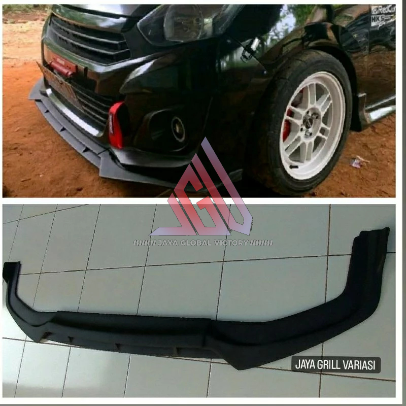 Jual Winglet Agya Ayla Depan Model Sporty Lip Bumper Bodykit Shopee