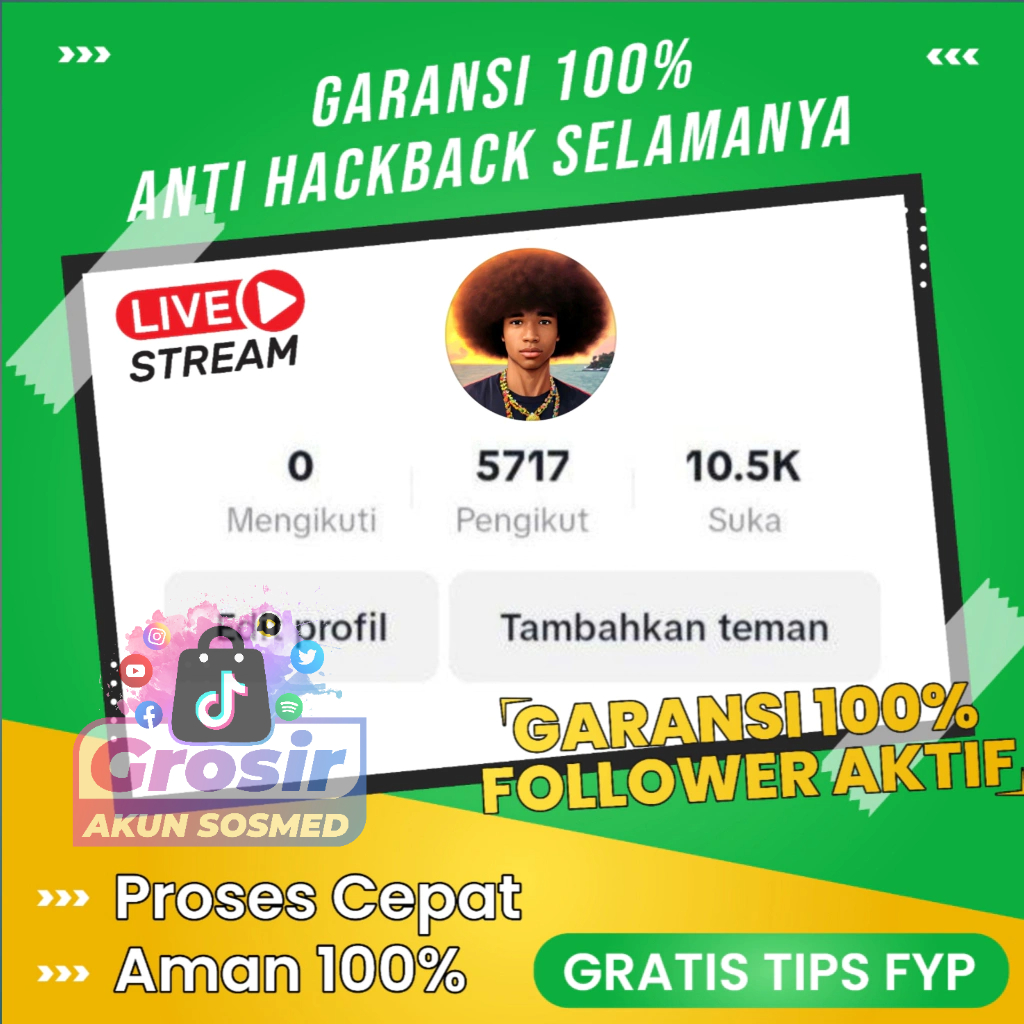 Jual Jual Grosir Gudang Akun Tiktok Tik Tok Tt Shop Tiktokshop