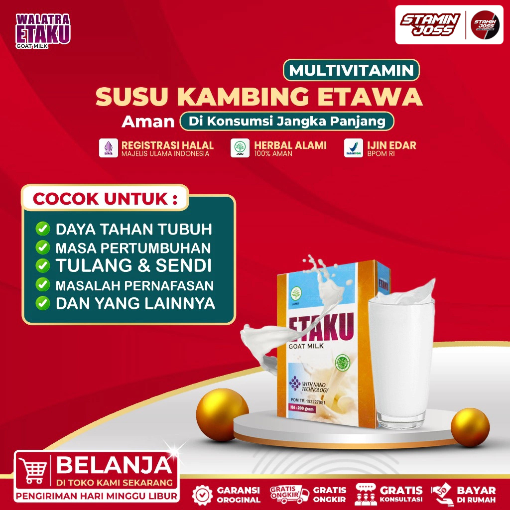 Jual Susu Etawa Etaku Goat Milk Original Susu Kambing Etawa Bubuk Murni