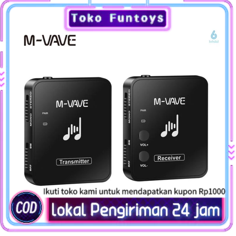 Jual M Vave Wp Ghz Earphone Monitor Nirkabel Sistem Transmisi