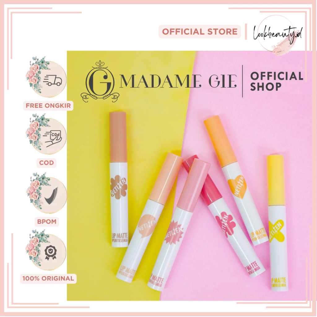 Jual Madame Gie Netizen Lip Matte Make Up Lipstick Original Manja