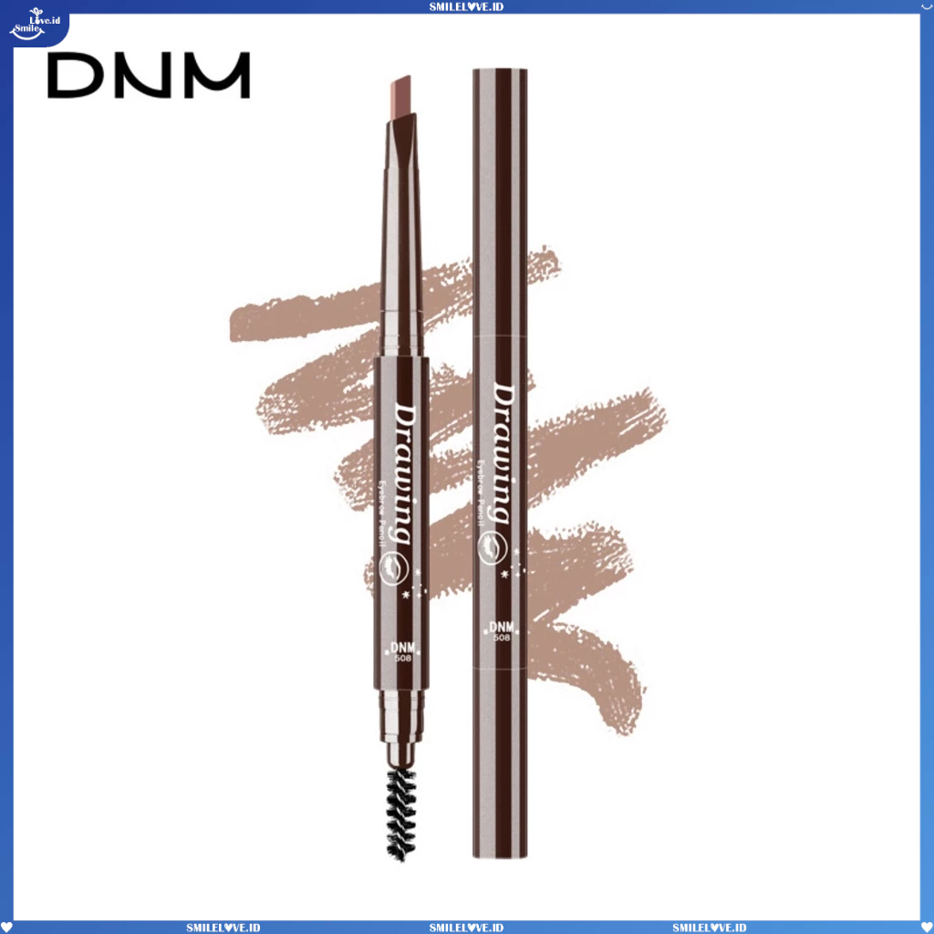 Jual New Dnm Pensil Alis Otomatis Kepala Ganda Warna Double Head