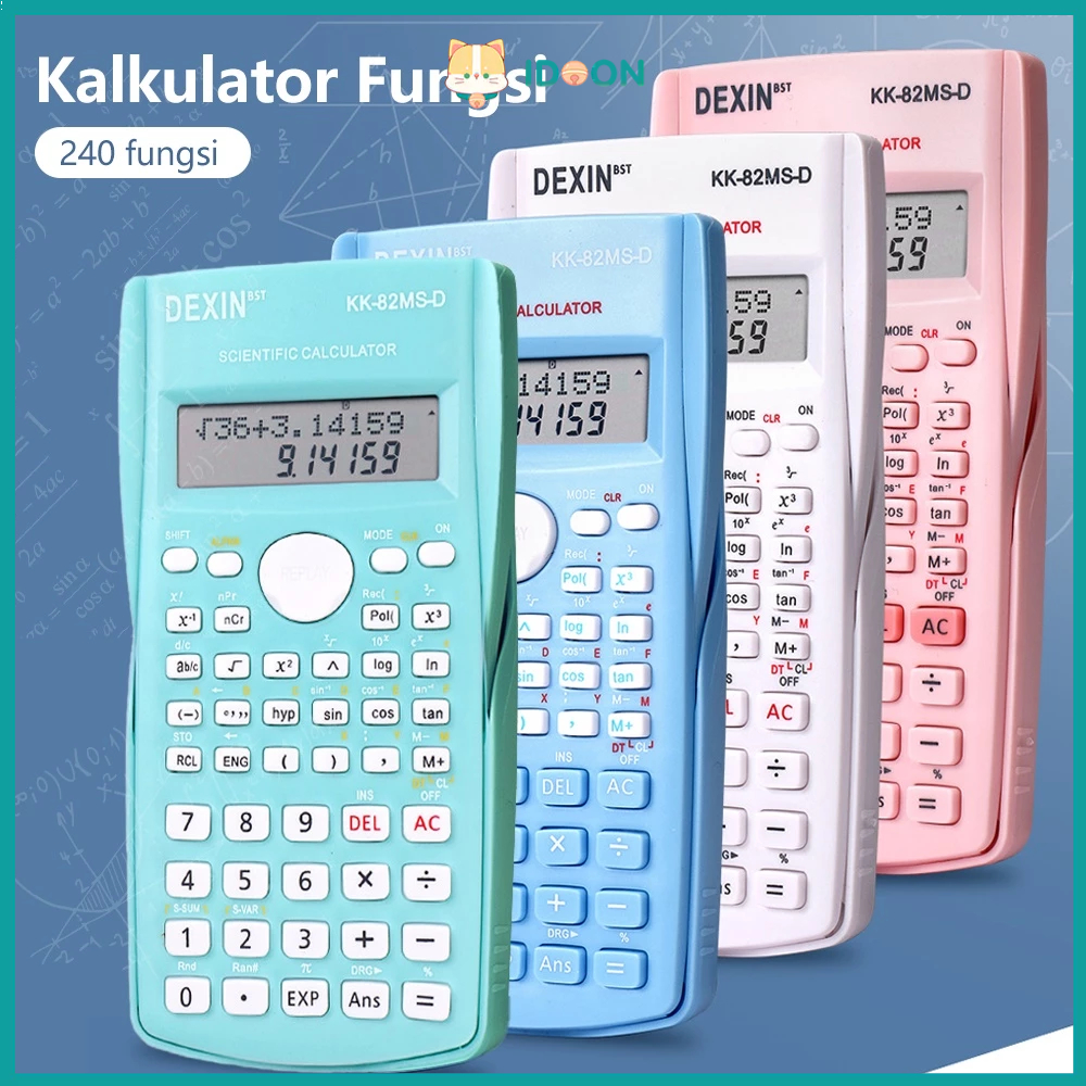 Jual Idoon Kalkulator Scientific Calculator Kalkulator Ilmiah Akuntansi