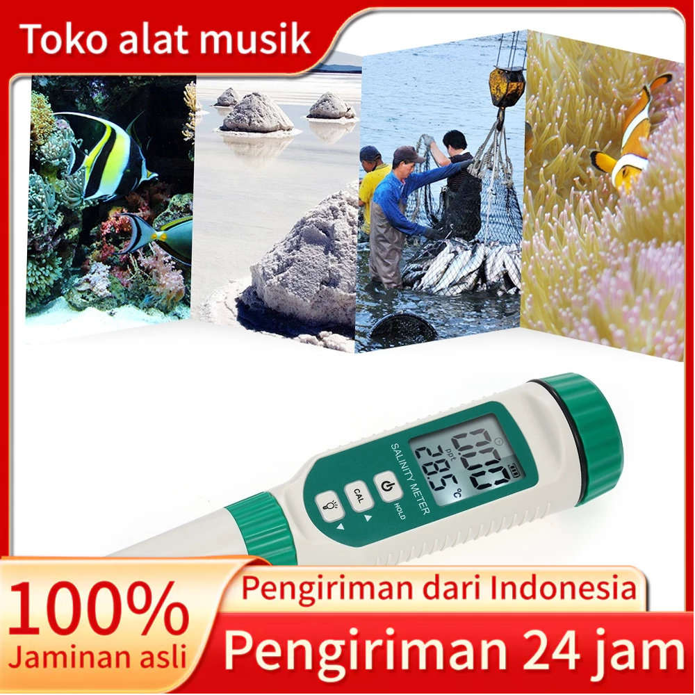 Jual SMART SENSOR Portable Salinity Meter Handheld ATC Salinometer