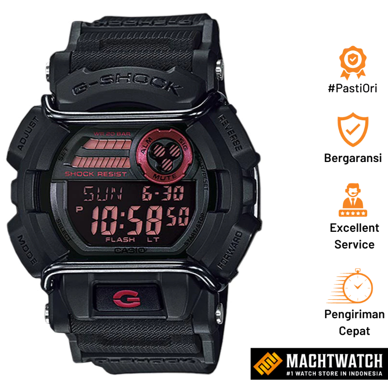 Jual Jam Tangan Pria Casio G Shock Gd Dr Black Digital Dial Black