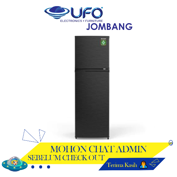 Jual Sj Mnhs Sharp Kulkas Pintu Kirei Series Lemari Es Liter