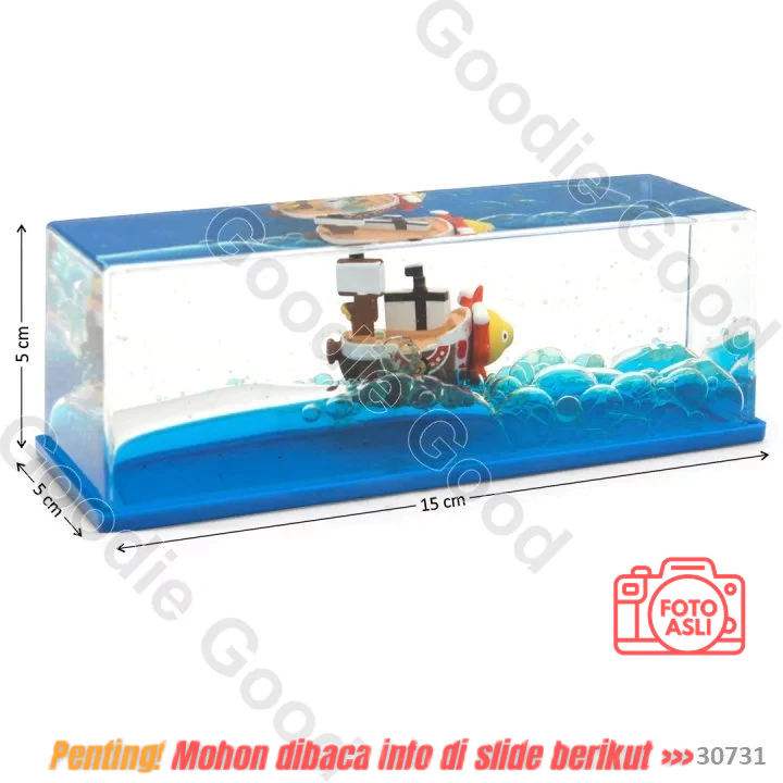 Jual Pajangan Unsinkable Ship Kapal One Piece Thousand Sunny Go Kapal