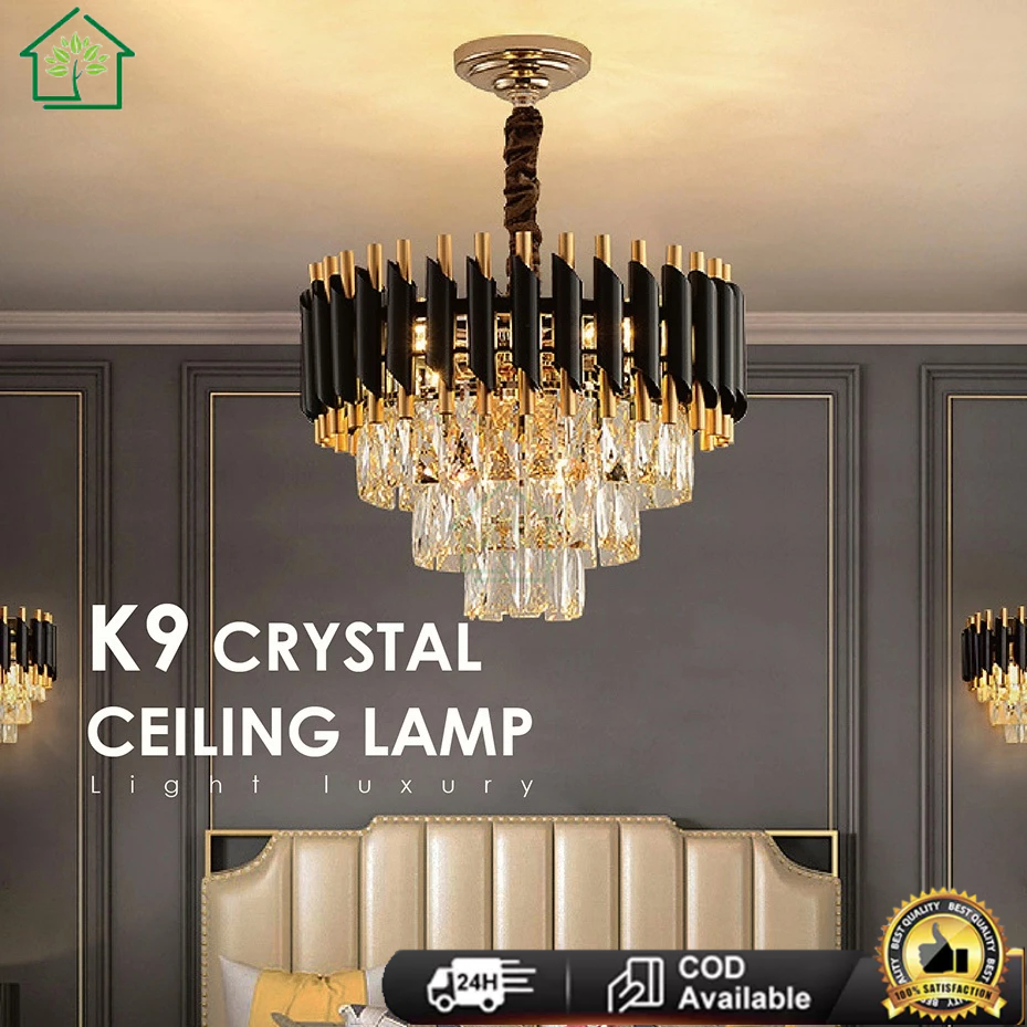 Jual Harga Minimum Cod Lampu Gantung Cm Kristal Chandelier Gaya