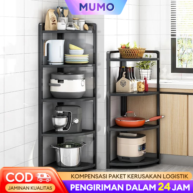 Jual Rak Dapur Triangle Rak Susun Serbaguna Rak Penyimpanan Portable