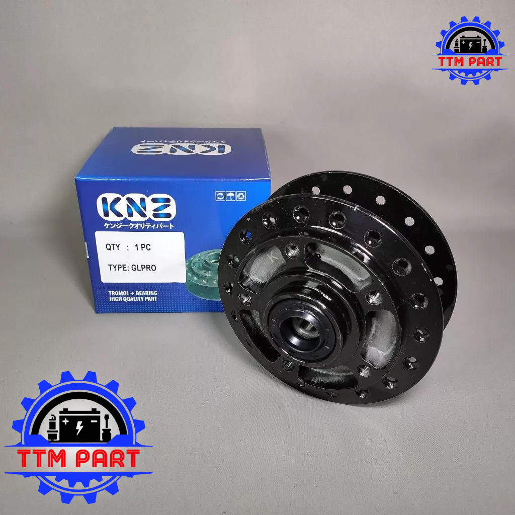 Jual Tromol Depan Plus Bearing Honda Gl Pro Hitam Kg Knz Shopee