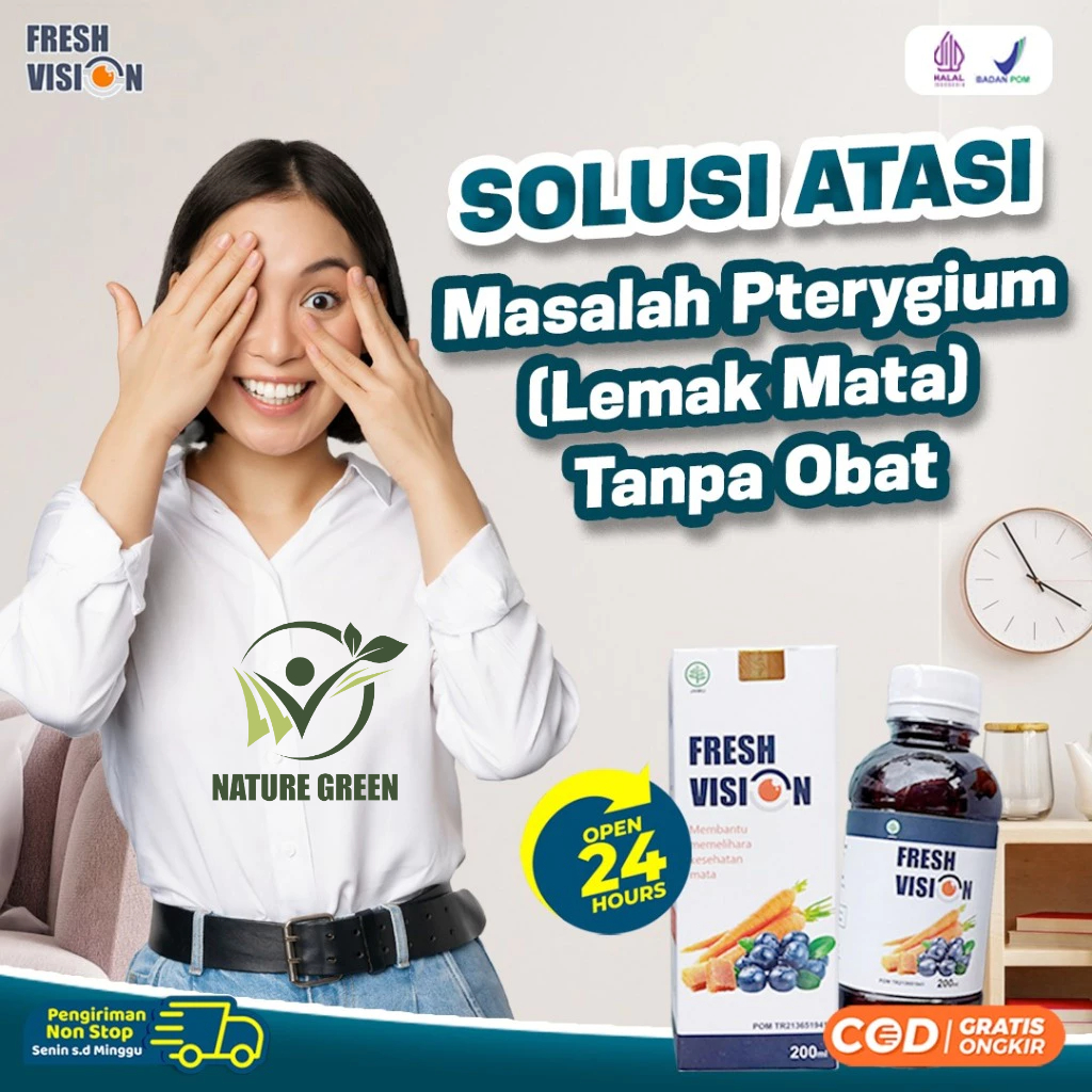 Jual Madu Fresh Vision Solusi Atasi Masalah Pterygium Lemak Pada Mata