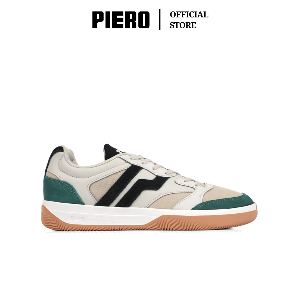 Jual Piero Sepatu Sneakers Pria Dbr Spencer Light Grey White Gum