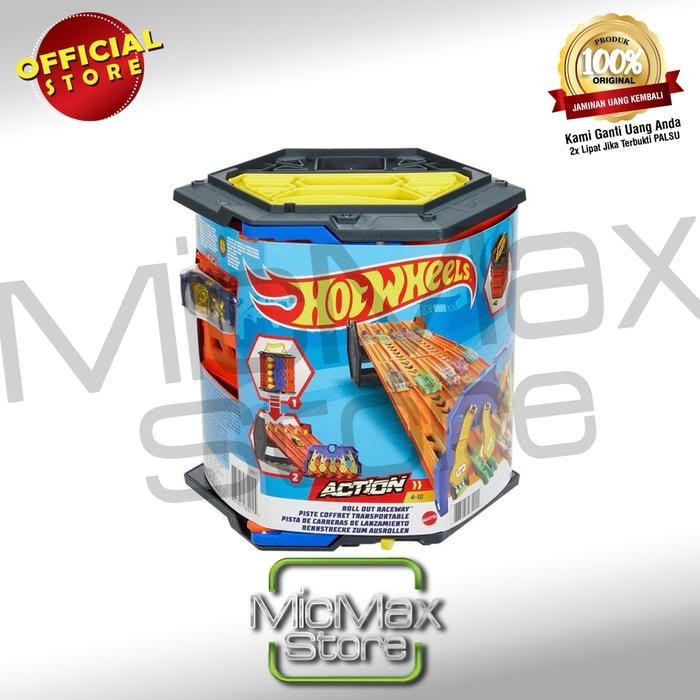 Jual Berkahtoys Hot Wheels Hotwheels Roll Out Raceway Track Set And