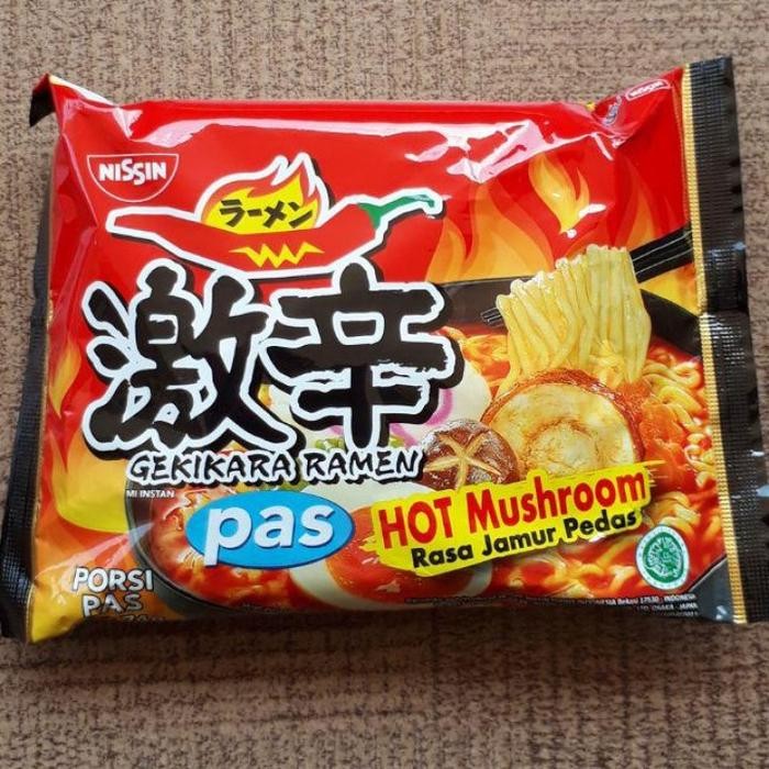 Jual NISSIN GEKIKARA RAMEN JEPANG HOT CHICKEN HOT MUSHROOM CARBONARA