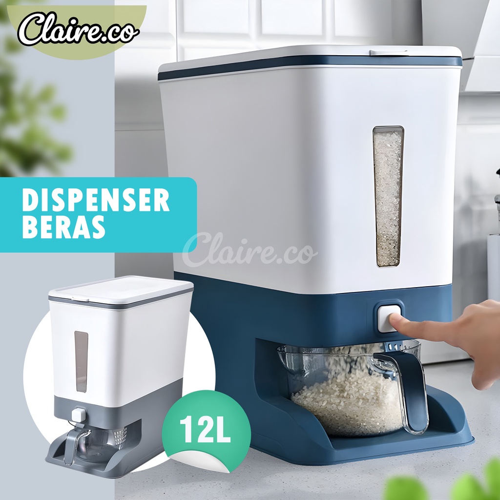 Jual Dispenser Beras WBOM02 Rice Box 12Kg Tempat Penyimpanan Beras