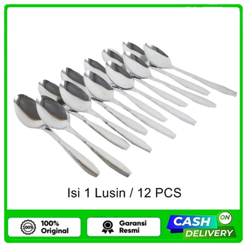 Jual Sendok Makan Stainless Tebal Isi 1 Lusin 12 Pcs Shopee Indonesia