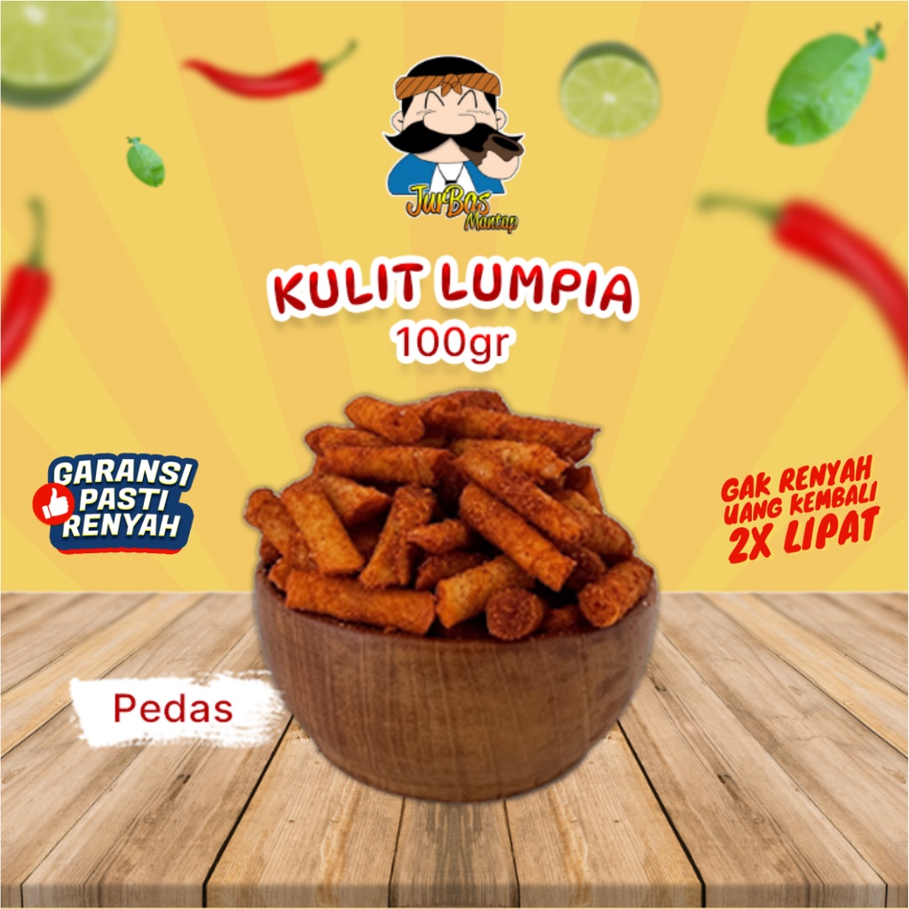 Jual Kulit Lumpia Goreng Pedas Juragan Basreng Gr Makanan Ringan