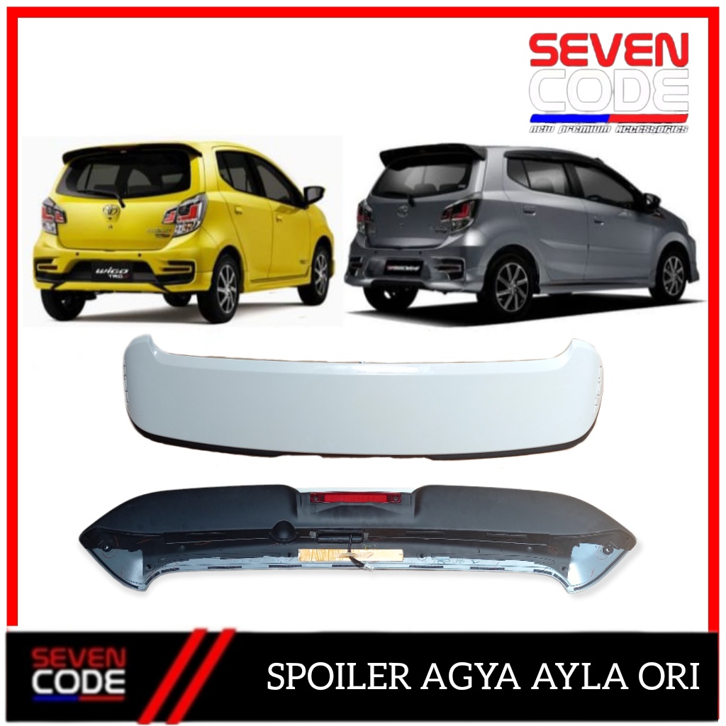 Jual SPOILER AGYA AYLA TRD PLASTIK ORIGINAL Shopee Indonesia