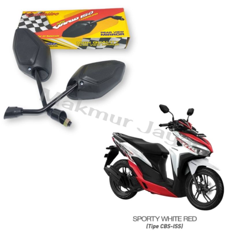 Jual Kaca Spion Motor Honda Vario Gagang Tanggung Tangkai Hitam