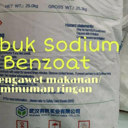 Jual Natrium Benzoat Sodium Benzoat Sodium Pengawet Makanan Minuman Kg