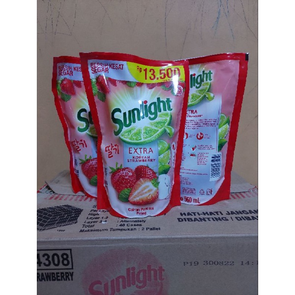 Jual Sunlight Sabun Cuci Piring Korean Strawberry Ml Shopee Indonesia