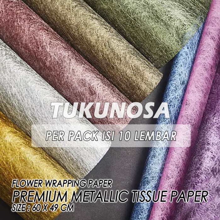 Jual PERPACK FLOWER WRAPPING PREMIUM METALLIC TISSUE PAPER KERTAS