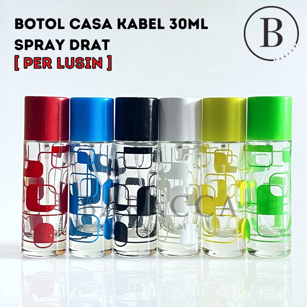 Jual Botol Parfum Casa Ml Drat Motif Kabel Botol Parfum Kosong Casa