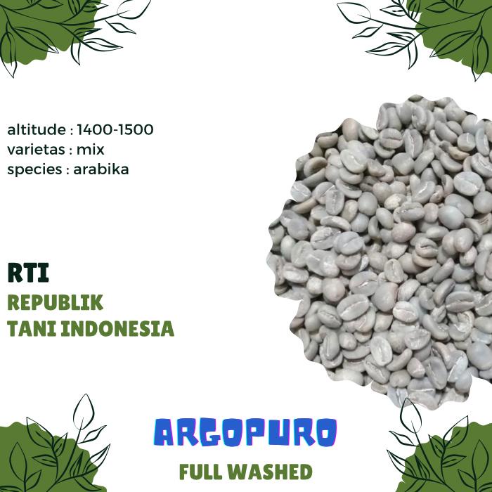 Jual Biji Kopi Mentah Arabika Argopuro Full Washed Proses Green Bean