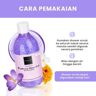 Jual Scarlett Whitening Charming Brightening Shower Scrub Sabun Mandi