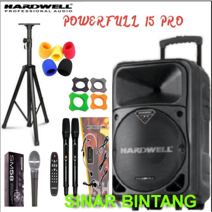 Jual Speaker Meeting Aktif Portable Hardwell Powerfull Inch Pro