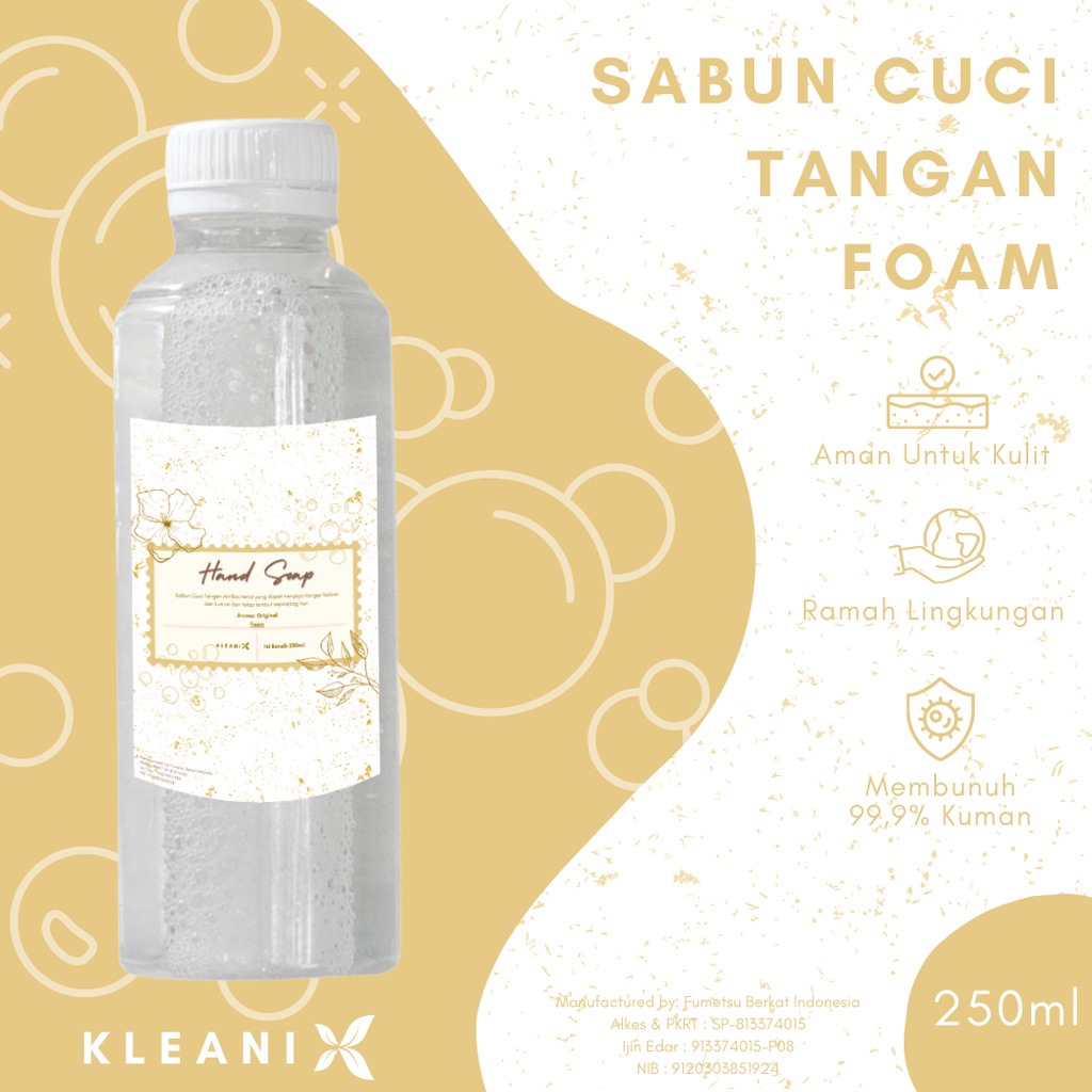 Jual Kleanix Hand Soap Foam Antibacterial Sabun Cuci Tangan Foam