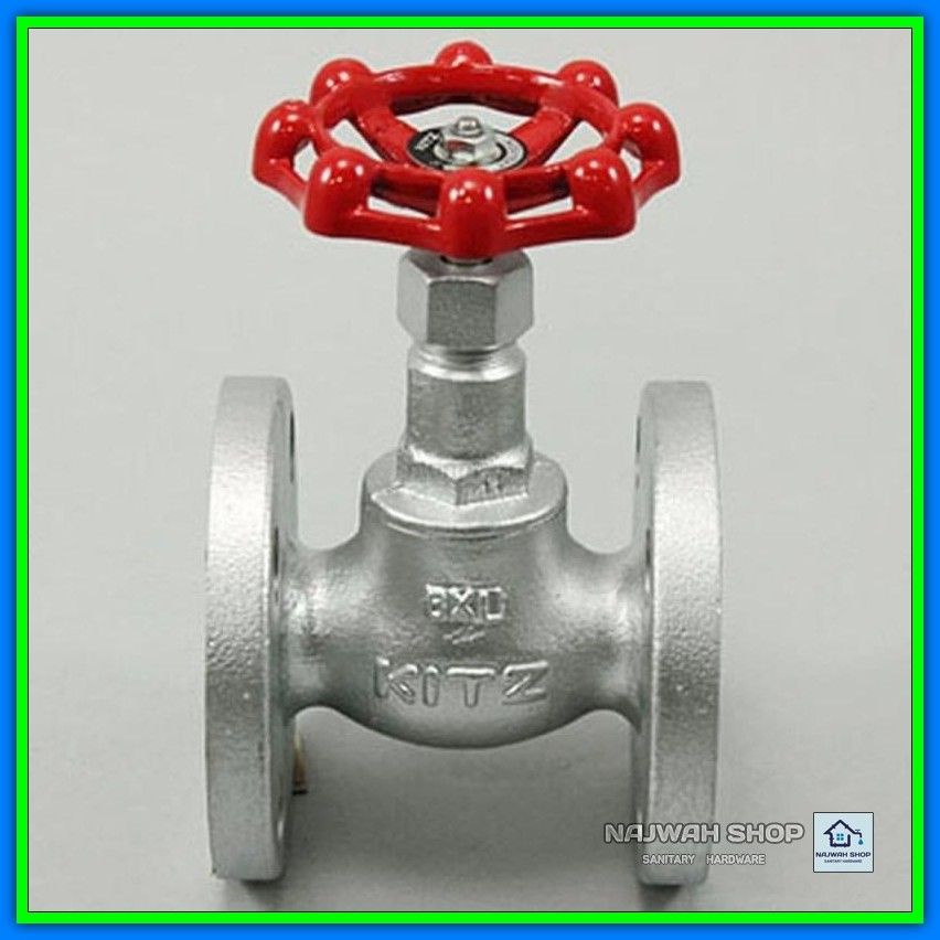 Jual Stop Kran Globe Valve Inch Kitz Ductile Iron K Flange Besi