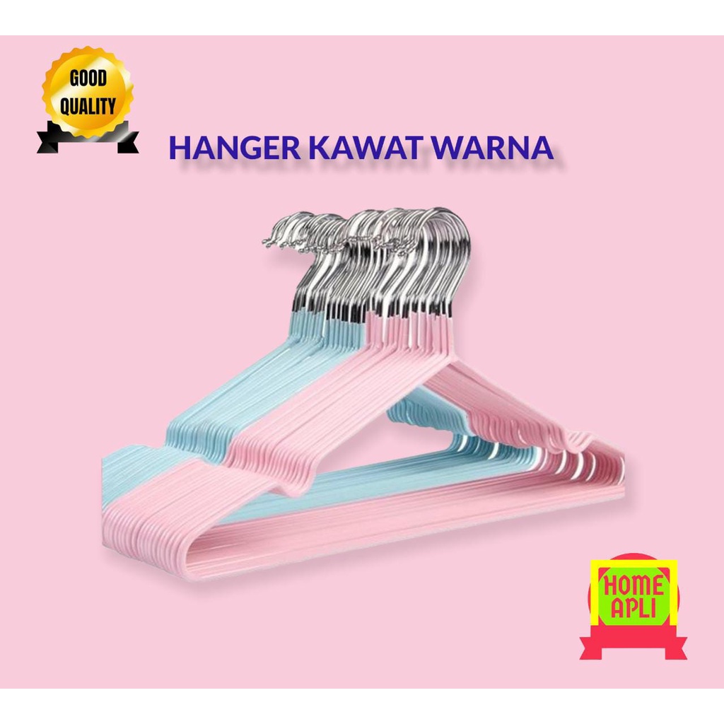 Jual Hanger Kawat Warna Hanger Dewasa Gantungan Baju Gantungan Baju