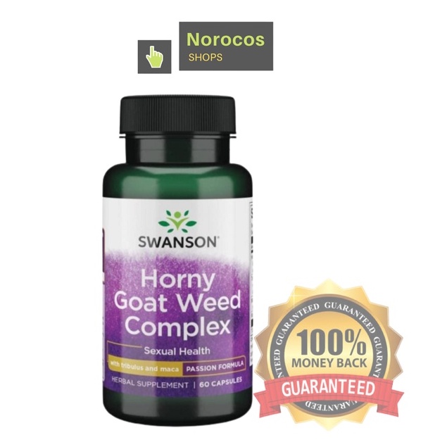 Jual Swanson Horny Goat Weed Complex With Tribulus And Maca 500 Mg