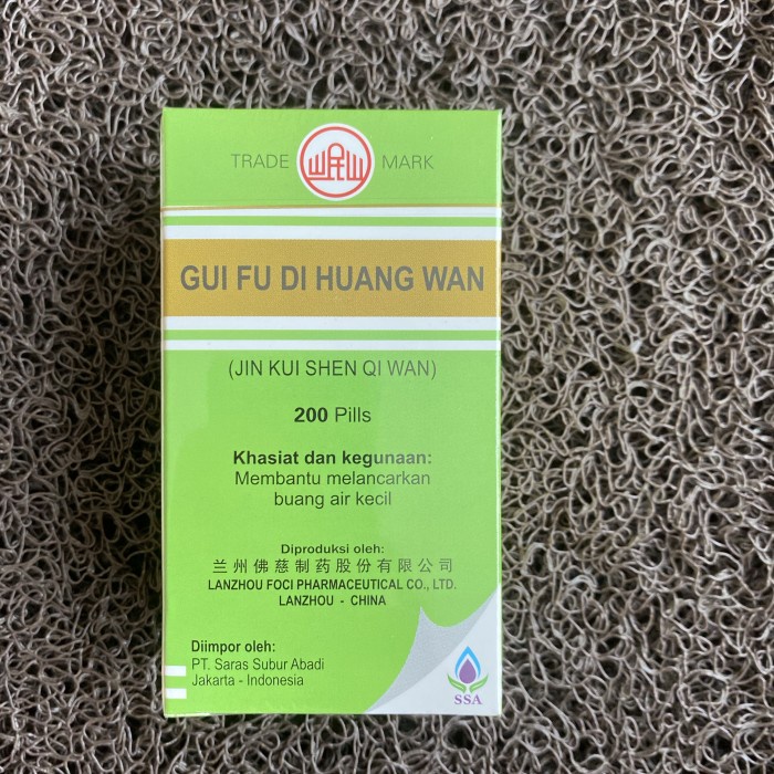 Jual Gui Fu Di Huang Wan Ssa Shopee Indonesia