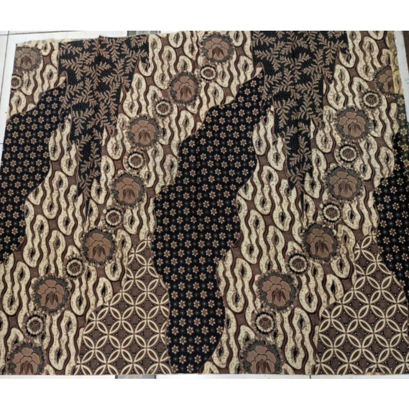 Jual Kain Batik Solo Abstrak Isen Truntum Kawung Shopee Indonesia