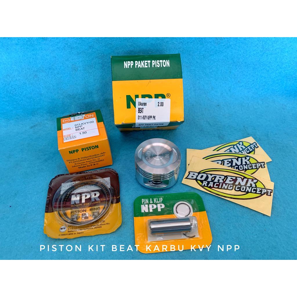 Jual PISTON KIT SEHER SEKER BEAT KVY BEAT KARBU SCOOPY KARBU OVERSIZE