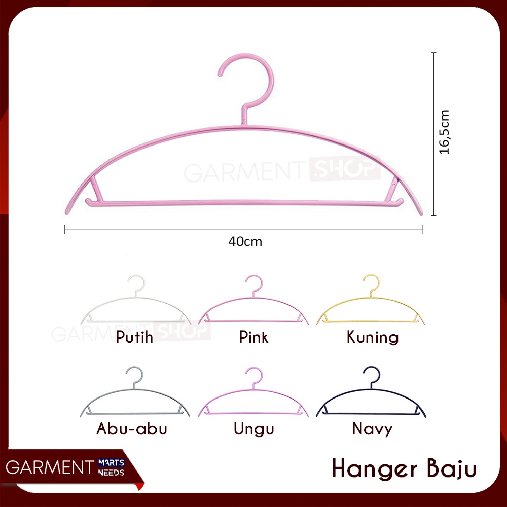 Jual Gantungan Baju Setengah Lingkaran Hanger Modern Milenial Tanpa Cap