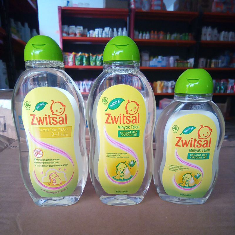 Jual Zwitsal Minyak Telon Plus 3 1 Action Cajuput Dan Coconut Oil 100ml