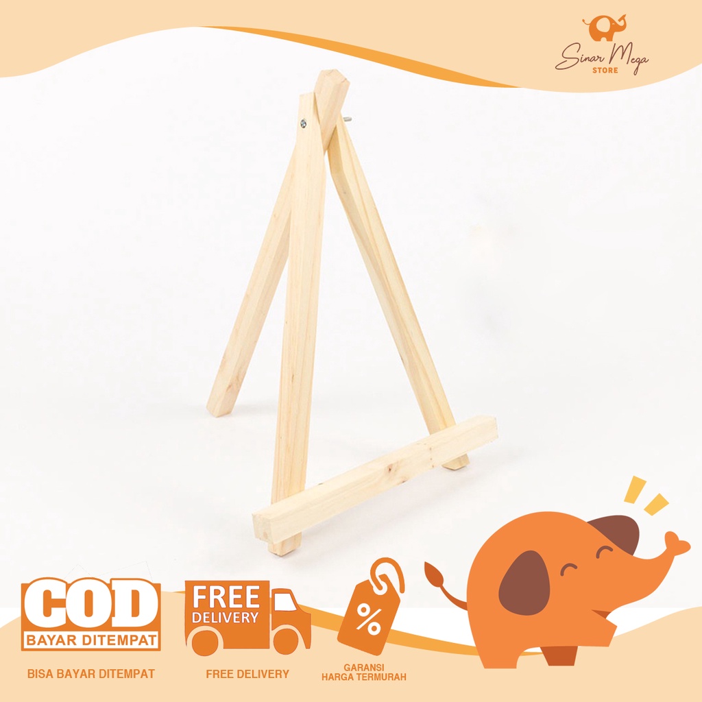 Jual Canvas Easel Kayu Sandaran Kayu Kanvas Lukis Murah Berkualitas