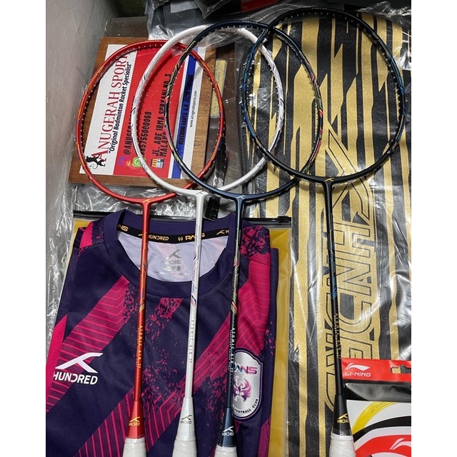 Jual Raket Badminton HUNDRED ATOMIC AIR 77 ORIGINAL Shopee Indonesia