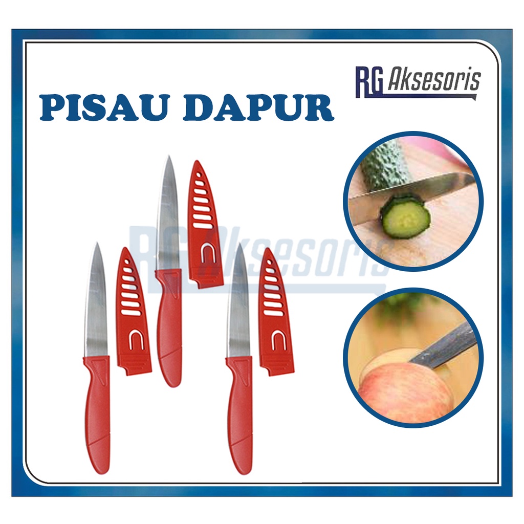 Jual RGAKSESORIS PISAU DAPUR Stainless Steel SARUNG Multifungsi Alat