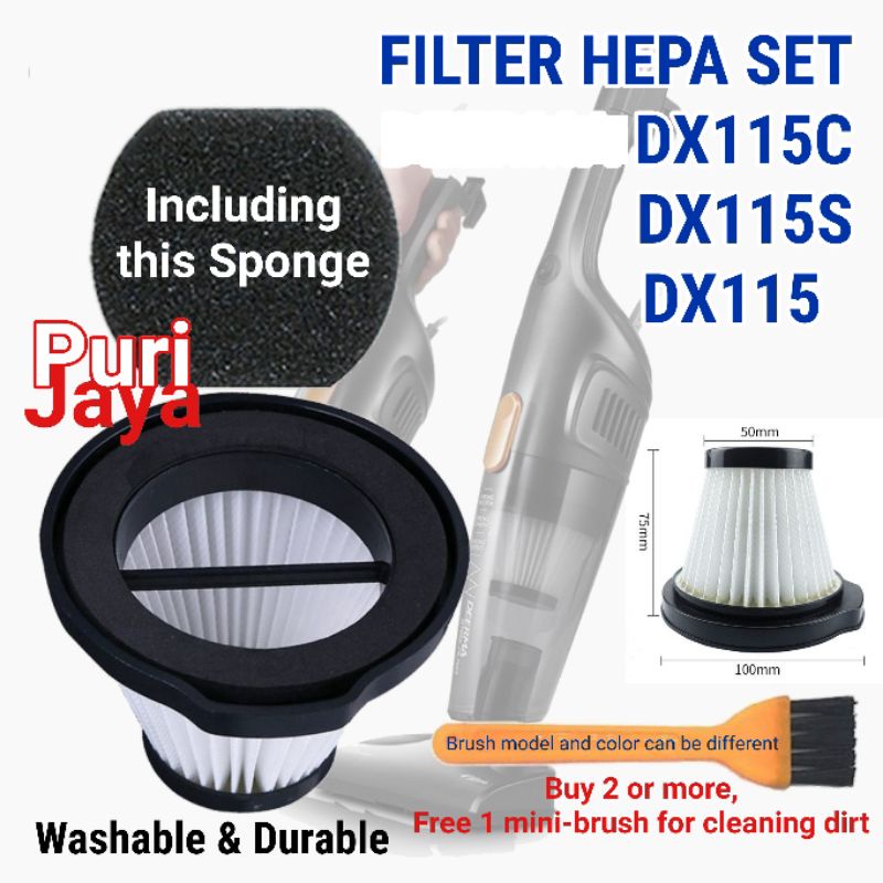 Jual Filter Untuk Deerma Dx Dx S Dx C Hepa Dengan Spons Oval