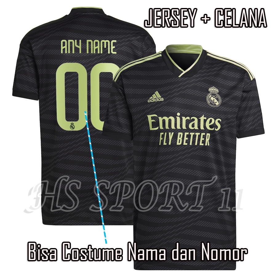 Jual JERSEY BOLA REAL MADRID 3RD THRID NEW 2022 2023 2024 2025 IMPORT