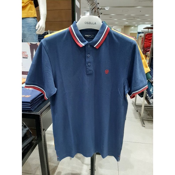 Jual Osella Kaos Polo Shirt Navy Original Pria Dewasa New Shopee