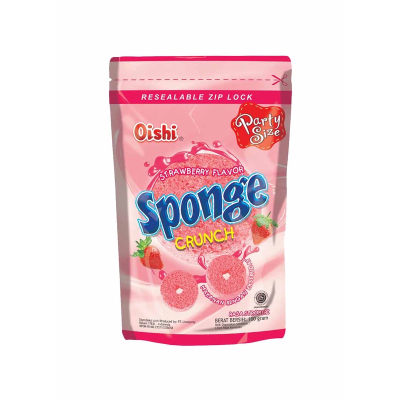 Jual Oishi Sponge Crunch 100 Gram Shopee Indonesia