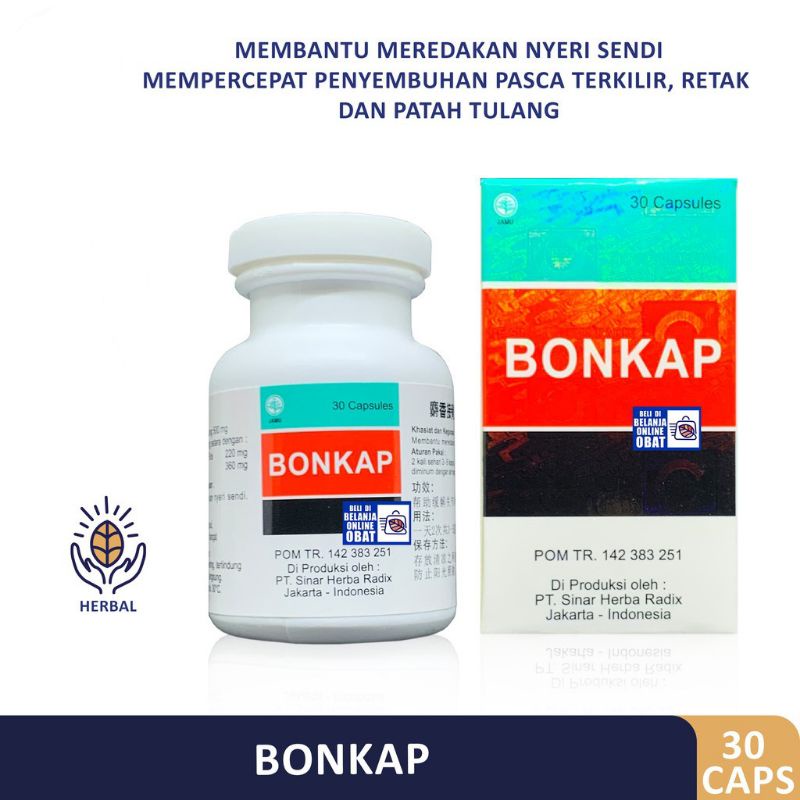 Jual BONKAP MUSK FRACTURE Obat Patah Tulang Tulang Retak Manjur